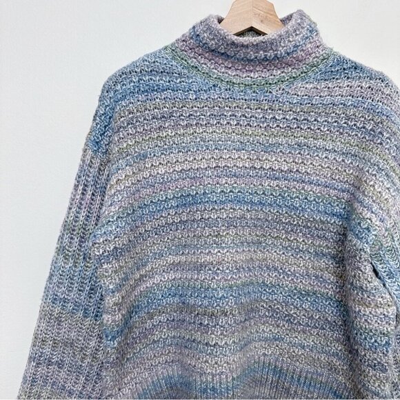 Club Monaco Womens Medium Spacedye Texture Wool-Blend Sweater - Picture 9 of 16